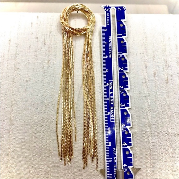 🌟Zara Gold Waterfall Chain Earrings🌟 - Picture 4 of 6